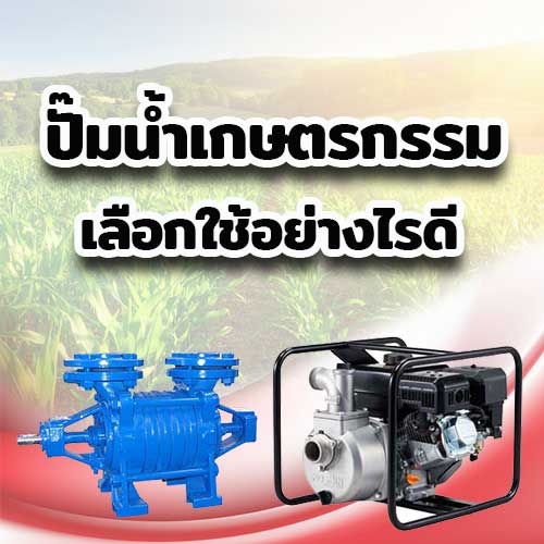 ปั๊มน้ำเกษตรกรรม (Agricultural water pump)   ต้องเลือกใช้อย่างไร ให้ได้ประสิทธิภาพสูง