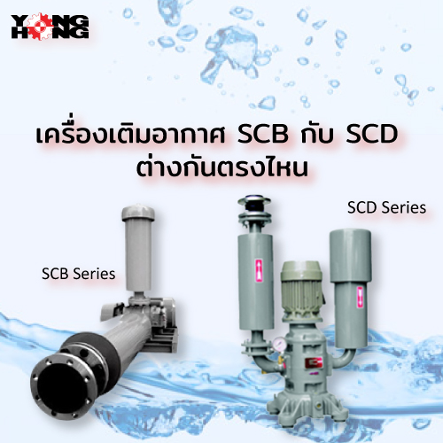 เครื่องเติมอากาศ SCB กับ SCD ต่างกันตรงไหน