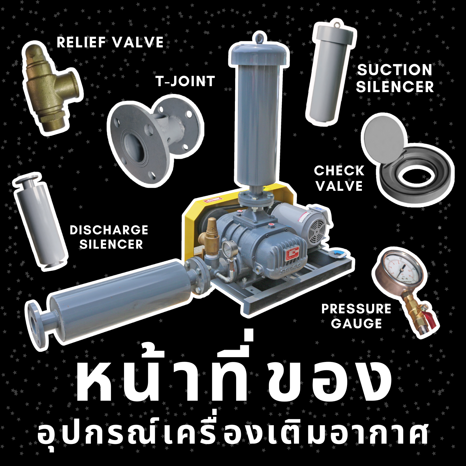 อุปกรณ์เครื่องเติมอากาศ