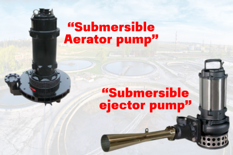 A submersible aerator pump