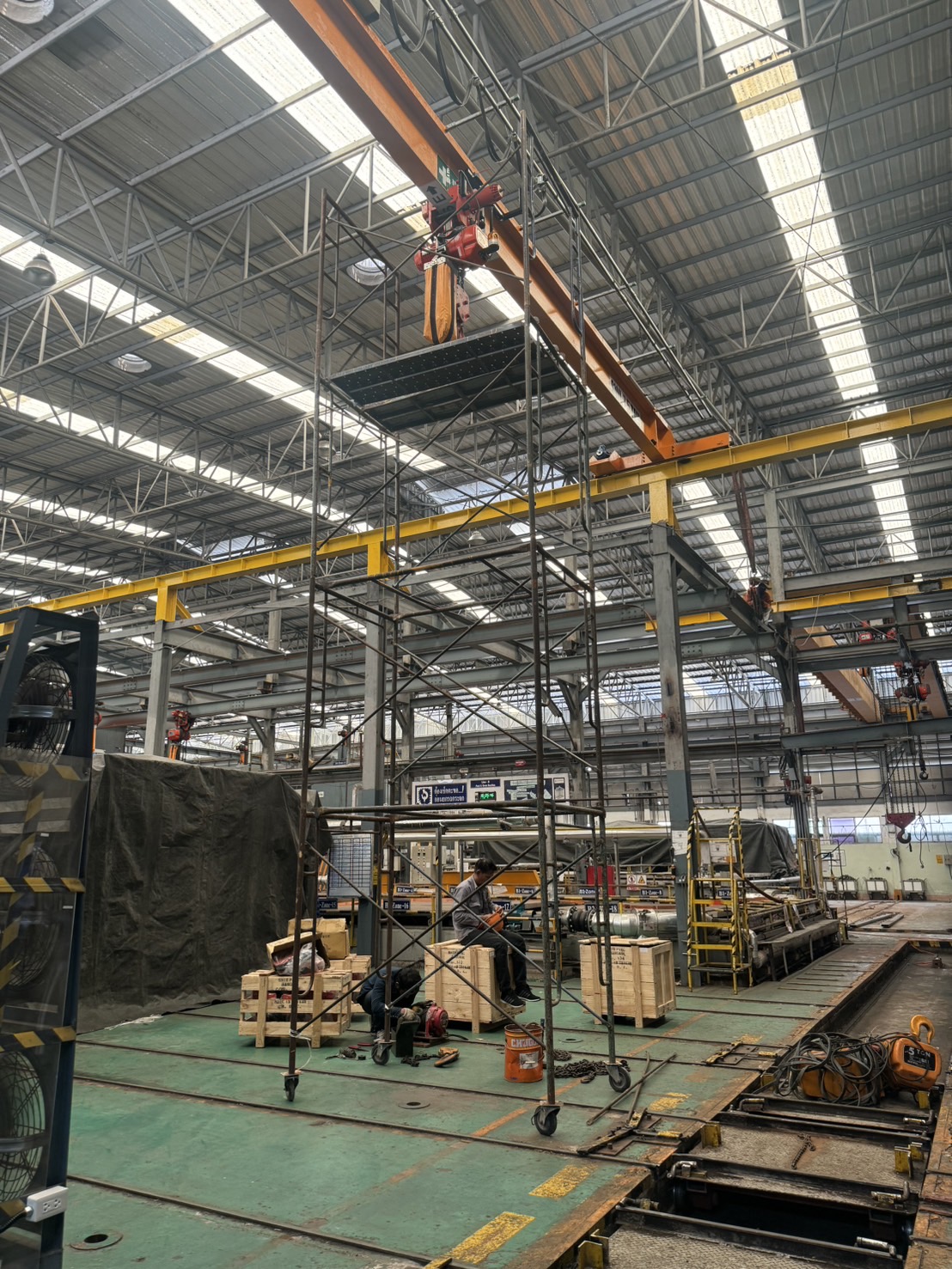 Image Over Head Crane Installation Work