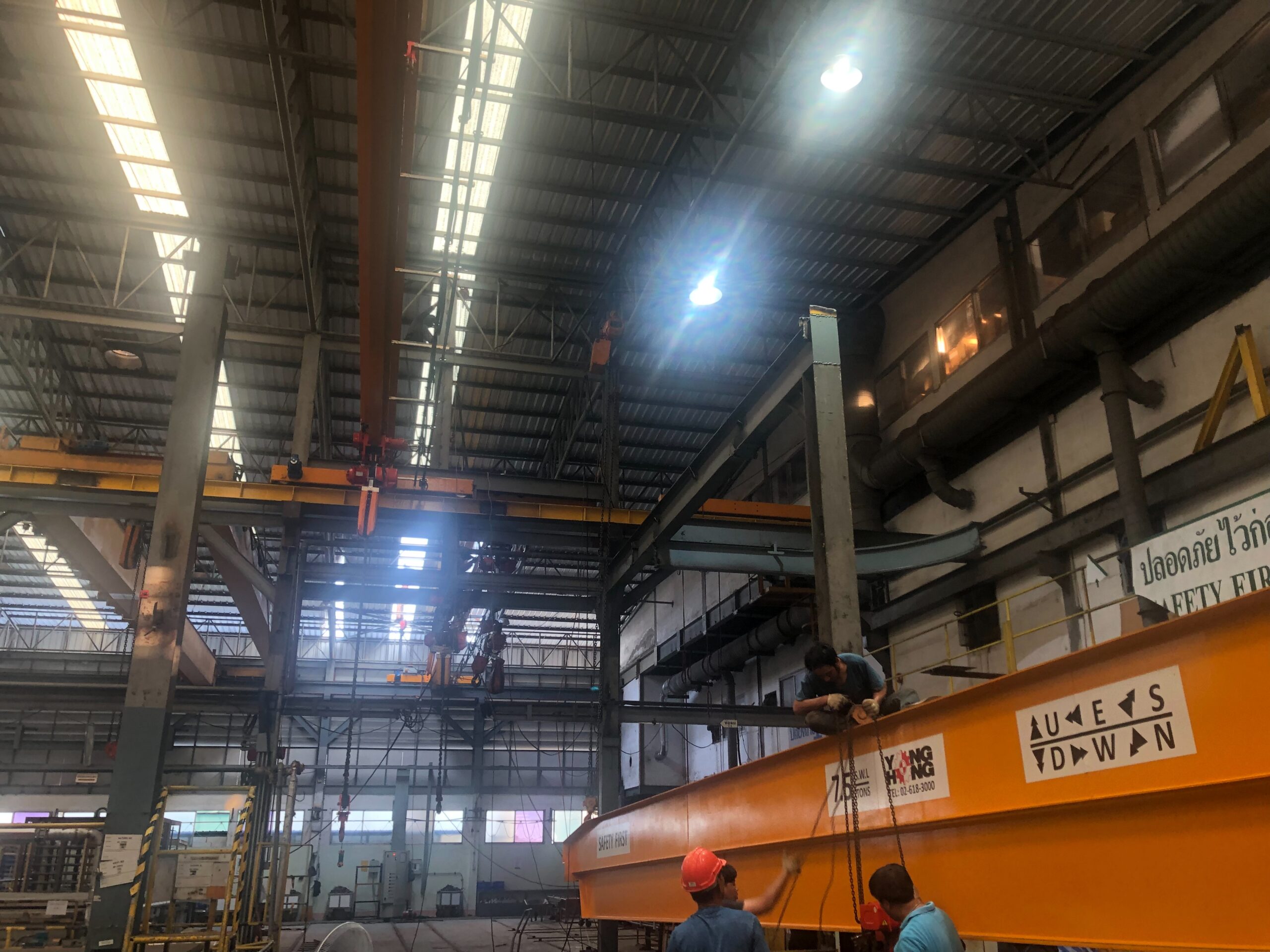 Image Over Head Crane Installation Work