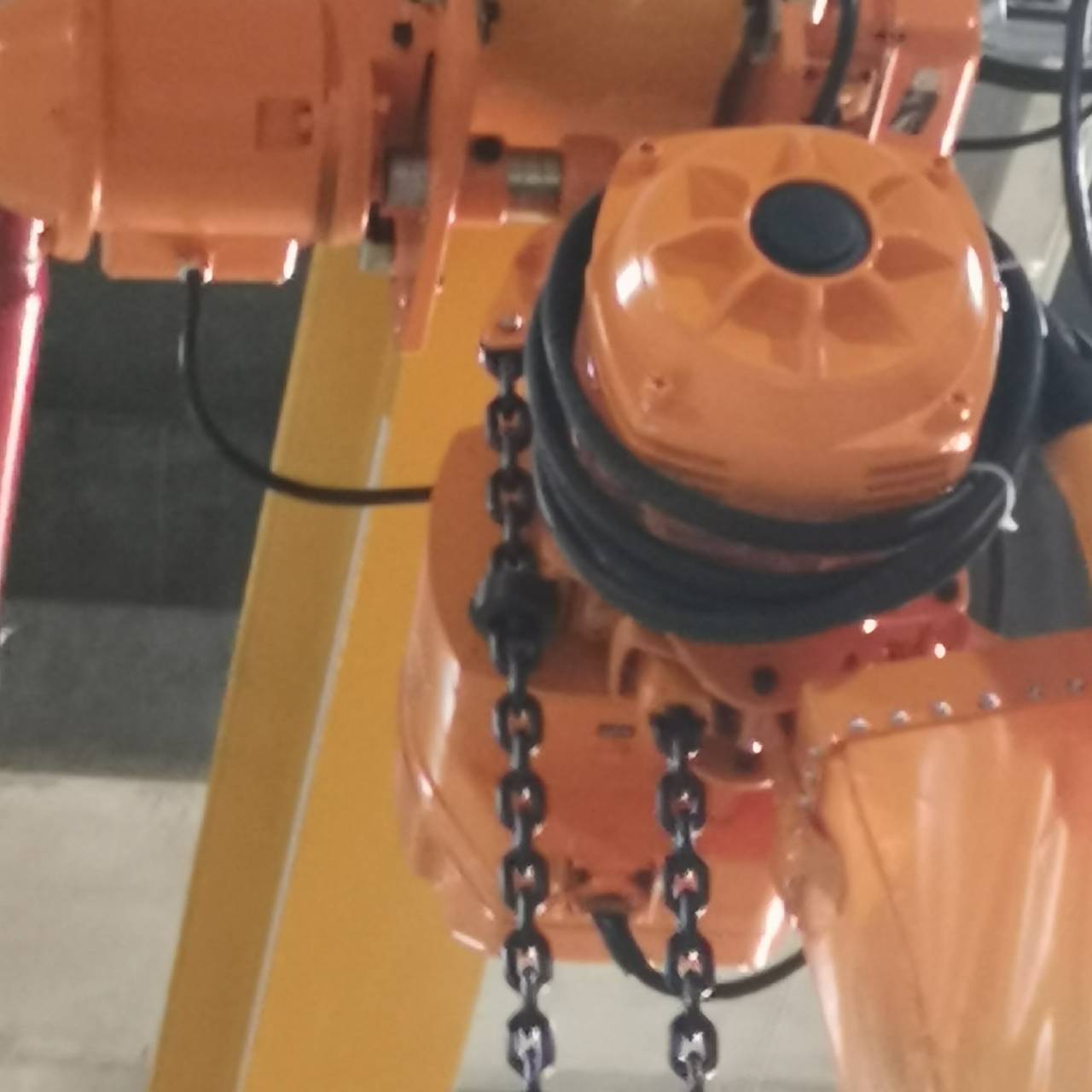 Image monorail installation electric chain hoist 6